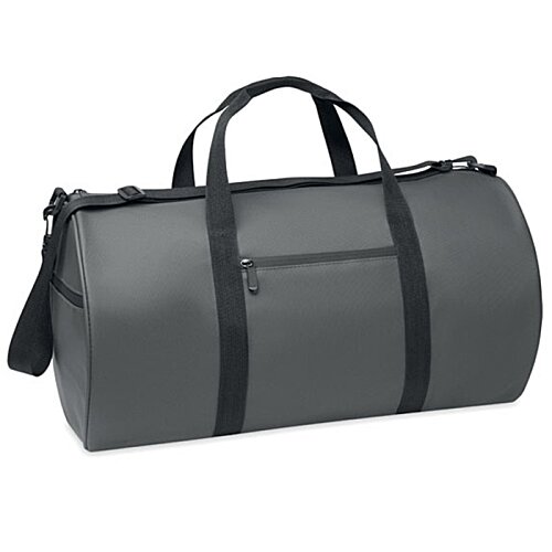 Additional Image 2 - a black duffel bag with straps
