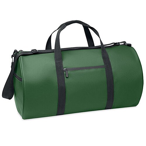 Additional Image 4 - a green duffel bag with black straps