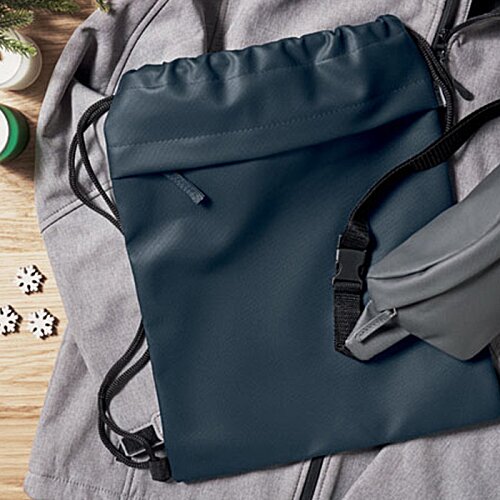Additional Image 1 - a blue bag on a cloth