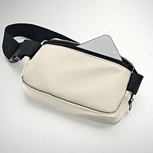 Additional Image 3 - a white bag with a black strap