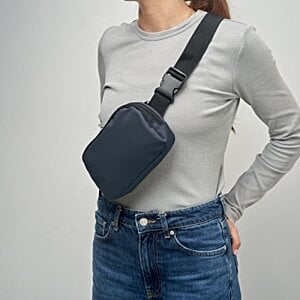 Additional Image 5 - a woman wearing a black bag