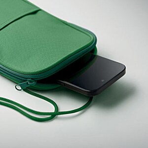 Additional Image 4 - a cell phone in a green case