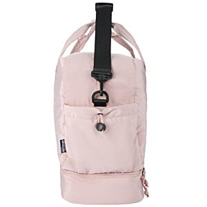 Additional Image 1 - a pink bag with a black strap
