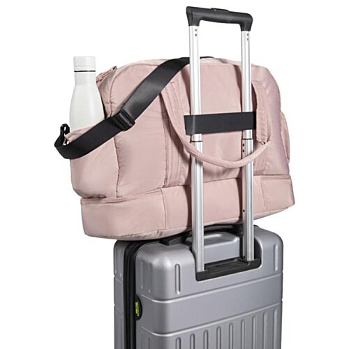 Additional Image 5 - a luggage with a pink bag on top
