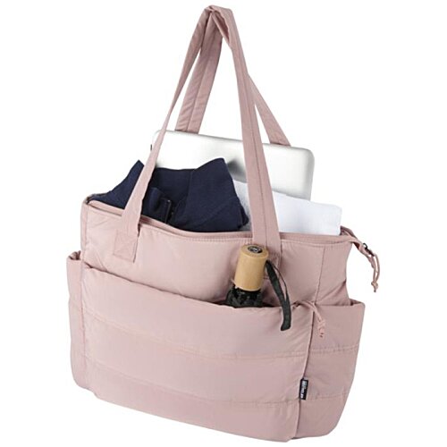 Additional Image 1 - a pink bag with a bottle of clothing