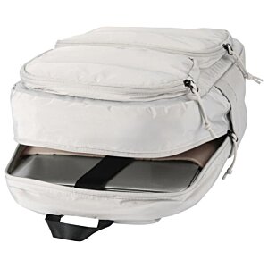 Additional Image 5 - a white backpack with a black handle