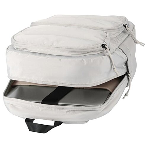 Additional Image 5 - a white backpack with a black handle