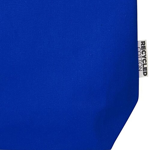 Additional Image 6 - a blue fabric with a white border