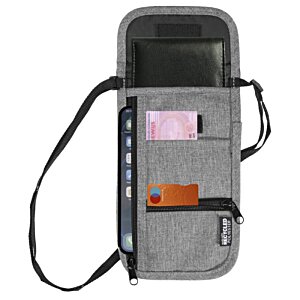 Additional Image 4 - a grey bag with a black strap