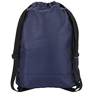 Additional Image 3 - a blue backpack with black straps