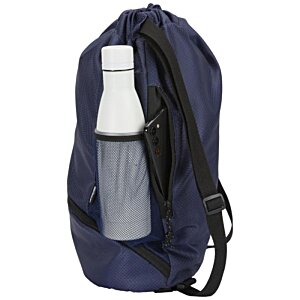 Additional Image 4 - a water bottle in a backpack