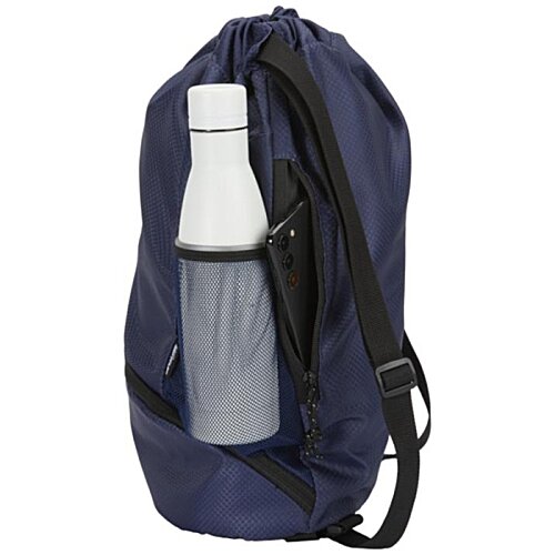 Additional Image 4 - a water bottle in a backpack
