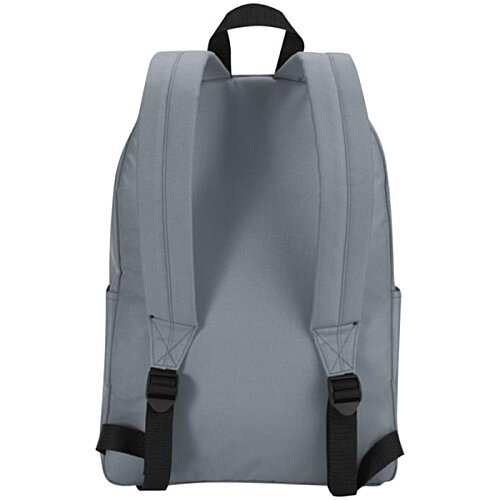 Additional Image 5 - a grey backpack with black straps