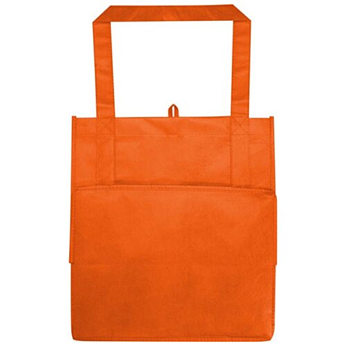 Additional Image 3 - an orange bag with a handle