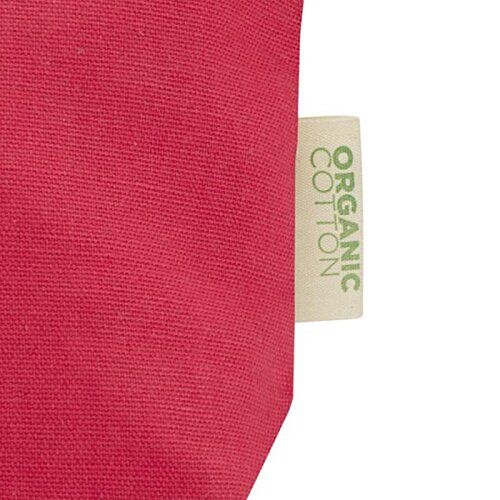 Additional Image 1 - a white tag on a red cloth