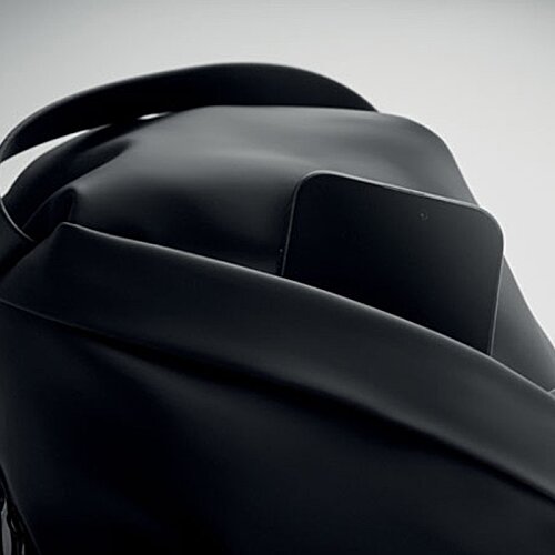 Additional Image 2 - a close up of a black jacket