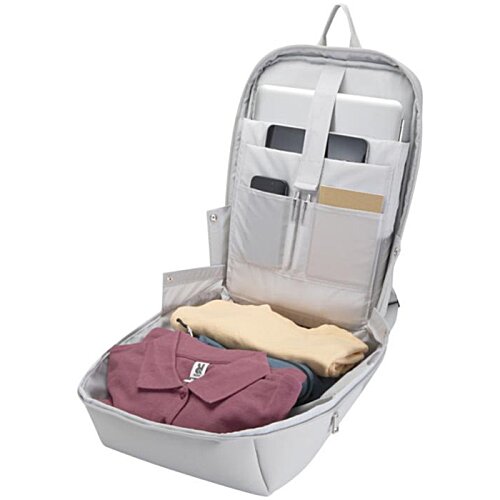 Additional Image 5 - a white suitcase with clothes inside