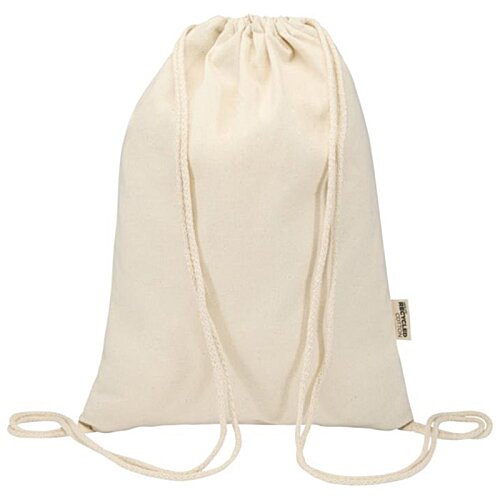 Additional Image 1 - a white drawstring bag