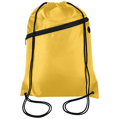 Additional Image 3 - a yellow backpack with black straps