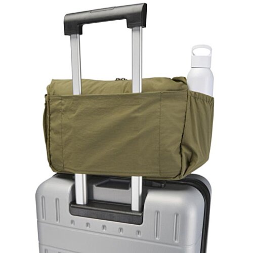 Additional Image 5 - a green bag on top of a grey suitcase