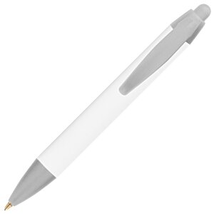 Additional Image 5 - a white pen with gray cap