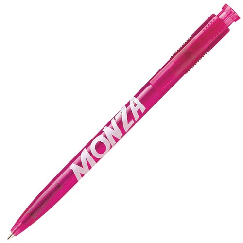 Additional Image 2 - a pink pen with white writing on it
