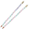 a pair of pencils with colorful writing tools