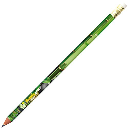 Additional Image 2 - a green pencil with a white eraser