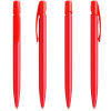 a row of red pens