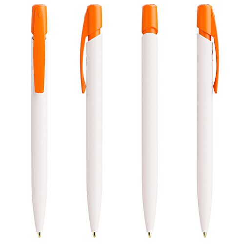 Additional Image 3 - a group of white and orange pens
