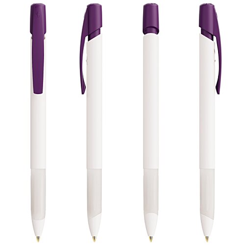Additional Image 5 - a row of purple and white pens