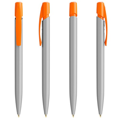Additional Image 5 - a group of pens with orange caps