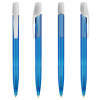 View Image 13 of 19 of BIC® Media Clic Pen - Frosted Barrel - Frosted White Clip