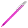 View Image 9 of 19 of BIC® Media Clic Pen - Frosted Barrel - Frosted White Clip