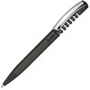 View Image 2 of 7 of Senator® Spring Pen - Clear with Metal Clip