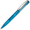 View Image 5 of 7 of Senator® Spring Pen - Clear with Metal Clip