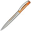 View Image 2 of 7 of DISC Senator® Spring Pen - Chrome with Clear Trim
