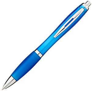 Additional Image 2 - a blue pen with silver tips