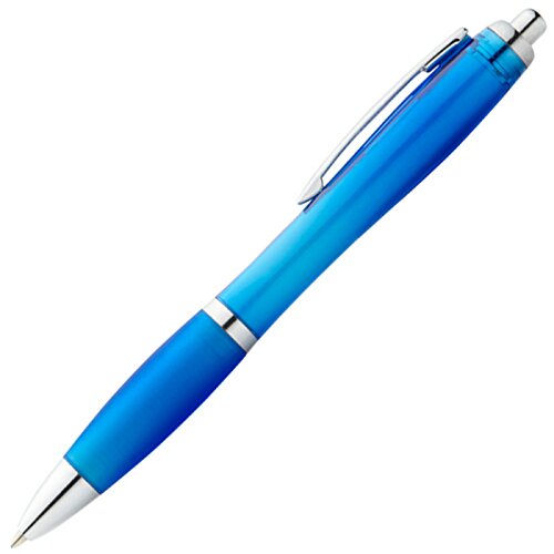 Additional Image 3 - a blue pen with silver tips