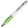 View Image 5 of 7 of DISC Curvy Pen - White - 1 Day