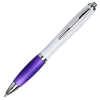 View Image 6 of 7 of DISC Curvy Pen - White - 1 Day