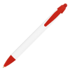 a red and white pen