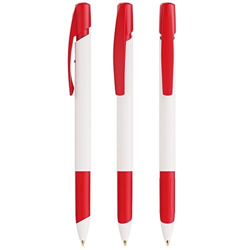 Additional Image 3 - a group of red and white pens