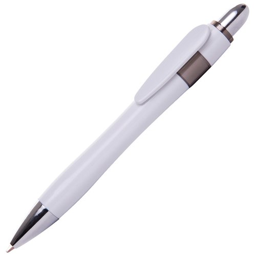 Additional Image 6 - a white pen with a silver tip