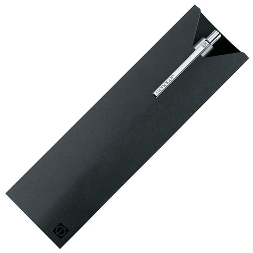 Additional Image 1 - a black rectangular object with a silver zipper