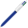 a blue and white pen