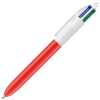 a red pen with a white cap