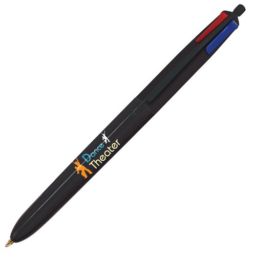 Additional Image 1 - a black pen with a blue cap