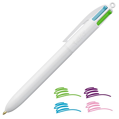 Additional Image 1 - a white pen with different colored pens