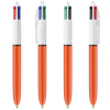 a row of pens with different colors